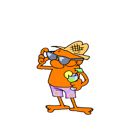 holiday images free clip art. clipart holiday 18 Tourist with sunglasses and cocktail in his hand