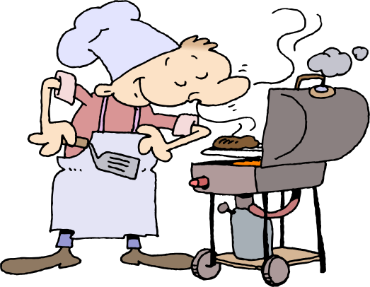 clipart of man grilling - photo #20