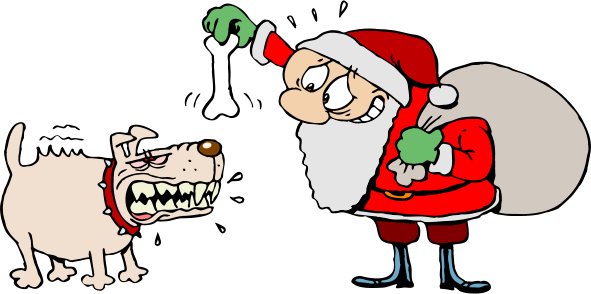 free christmas clip art with dogs - photo #30